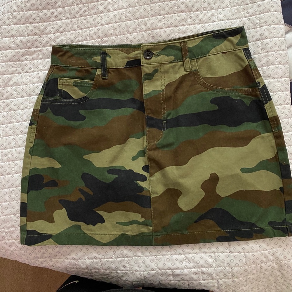 camouflage skirt